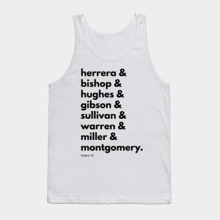 Season 4 Squad Goals - Station 19 (Black Text) Tank Top